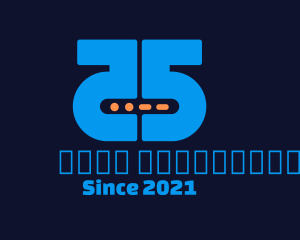 Technology - Online Server Number 5 logo design