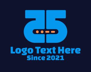 Cyber - Online Server Number 5 logo design