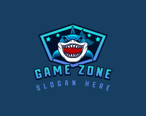 Wild Shark Gaming logo design