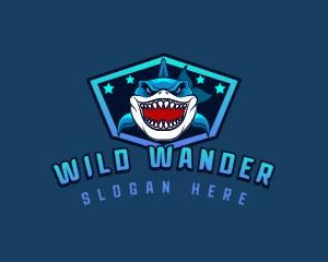 Wild Shark Gaming logo design