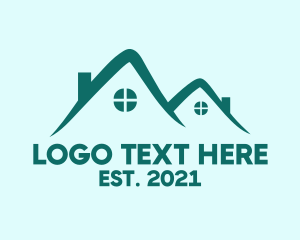 Land Developer - Mountain Hill Home logo design