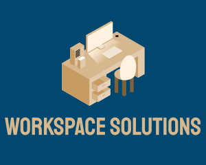 Office - Office Work Desk logo design