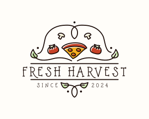 Farm To Table - Pizza Restaurant Pizzeria logo design