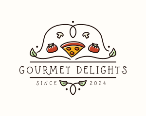 Pizza Restaurant Pizzeria logo design