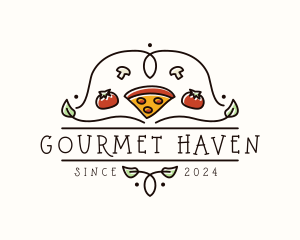 Pizza Restaurant Pizzeria logo design