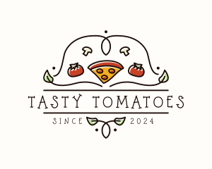 Pizza Restaurant Pizzeria logo design