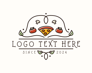 Mushroom - Pizza Restaurant Pizzeria logo design