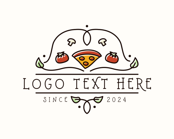 Pizzeria - Pizza Restaurant Pizzeria logo design