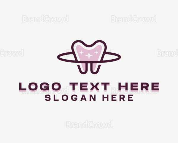 Tooth Molar Orthodontist Logo
