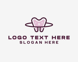 Tooth Molar Orthodontist Logo