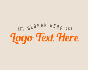 General - Cursive Shop Business logo design