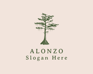 Green Willow Tree Forest logo design