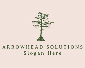 Green Willow Tree Forest logo design