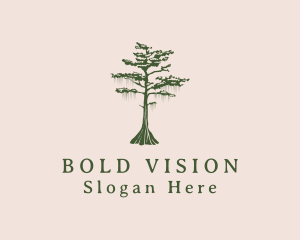 Green Willow Tree Forest logo design