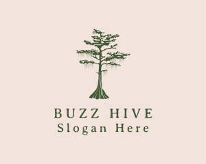 Green Willow Tree Forest logo design