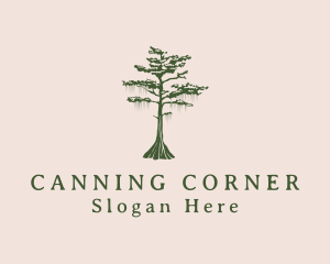 Green Willow Tree Forest logo design