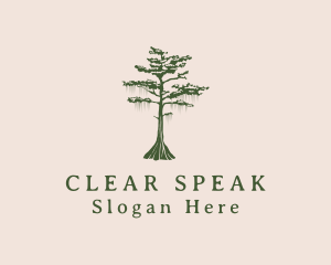 Green Willow Tree Forest logo design