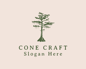 Green Willow Tree Forest logo design