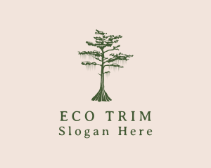 Green Willow Tree Forest logo design