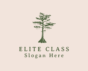 Green Willow Tree Forest logo design