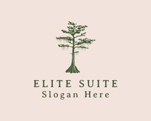 Green Willow Tree Forest logo design