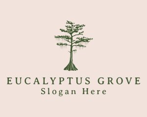 Green Willow Tree Forest logo design