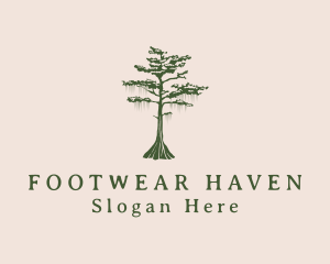 Green Willow Tree Forest logo design