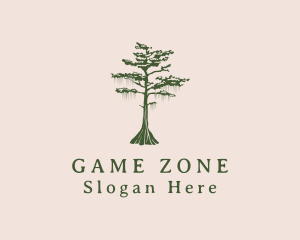 Green Willow Tree Forest logo design