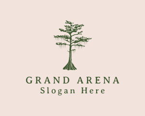 Green Willow Tree Forest logo design