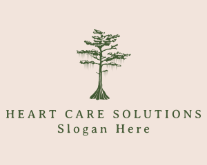 Green Willow Tree Forest logo design