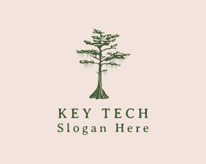 Green Willow Tree Forest logo design