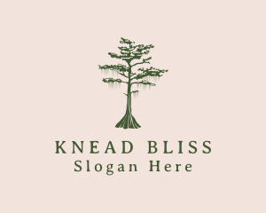 Green Willow Tree Forest logo design