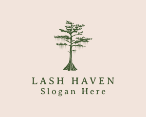 Green Willow Tree Forest logo design