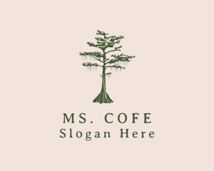 Green Willow Tree Forest logo design