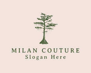 Green Willow Tree Forest logo design