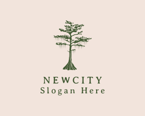 Green Willow Tree Forest logo design