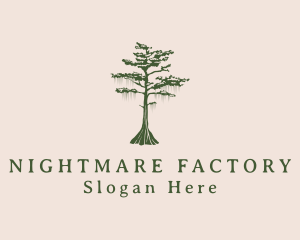 Green Willow Tree Forest logo design