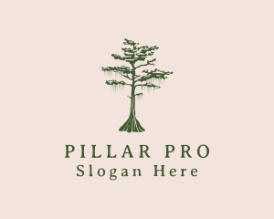 Green Willow Tree Forest logo design