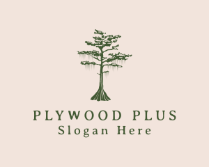 Green Willow Tree Forest logo design