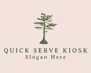 Green Willow Tree Forest logo design