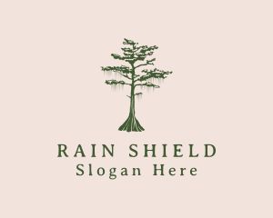 Green Willow Tree Forest logo design