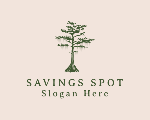 Green Willow Tree Forest logo design