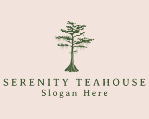 Green Willow Tree Forest logo design