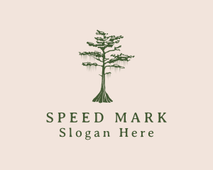 Green Willow Tree Forest logo design