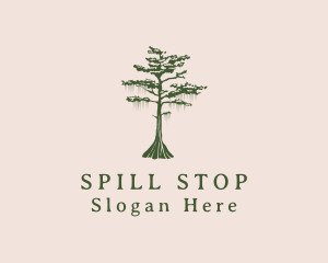 Green Willow Tree Forest logo design