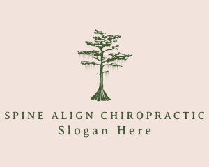 Green Willow Tree Forest logo design