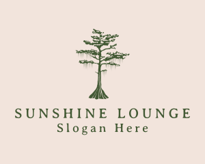 Green Willow Tree Forest logo design