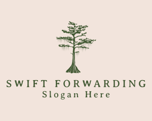 Green Willow Tree Forest logo design