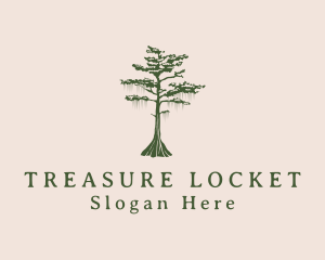 Green Willow Tree Forest logo design