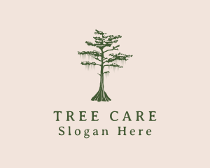 Green Willow Tree Forest logo design